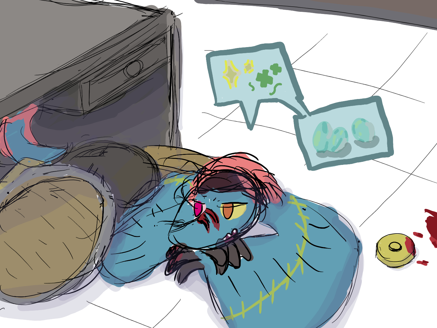 Not in a hurry to do anything, whether healing or moving forwards or back.